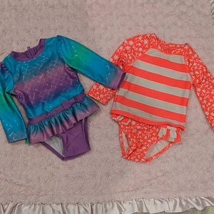 12 month bathing suits 3 suits